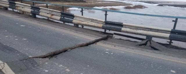 В Оренбургской области разрушился мост через реку Джуса