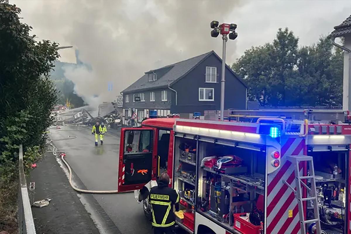 В немецком Даадене прогремел сильный взрыв, есть пострадавшие