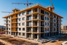 Рост строительных площадей наблюдался в большинстве крупных городов России