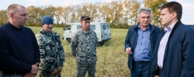 Губернатор Красноярского края Михаил Котюков проверил ход уборочной кампании