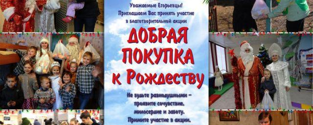 В Егорьевске пройдет акция «Добрая покупка к Рождеству»