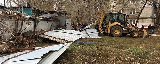 В Самаре был снесен рынок «Лотос»