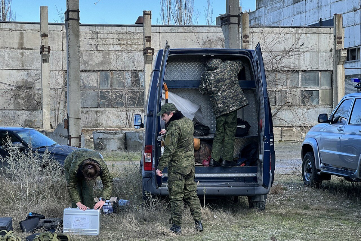 В Оленегорске нашли череп с фрагментами мягких тканей