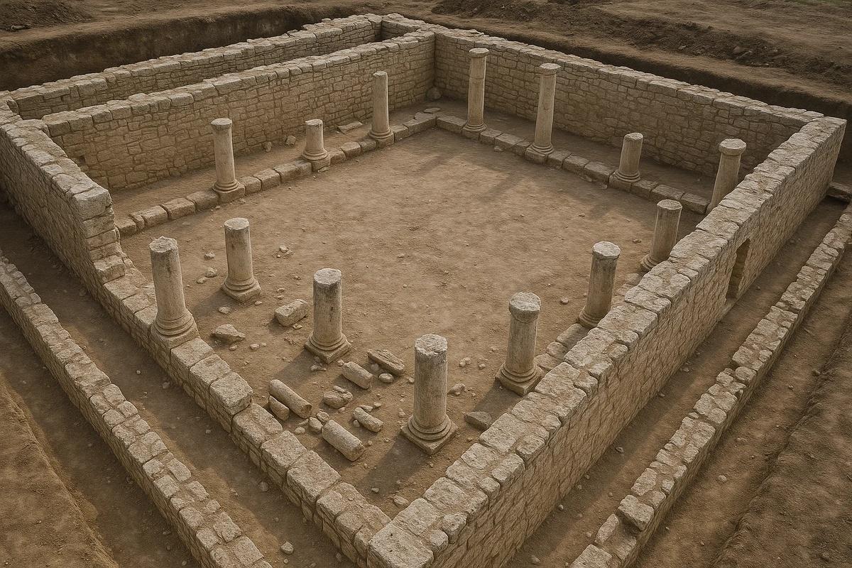 Руины крупнейшего римского здания нашли в Неймегене