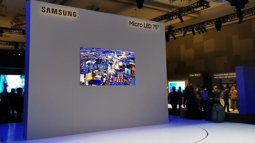 Samsung представит новый телевизор на базе MicroLED