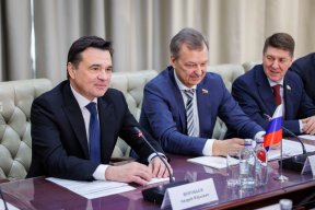 «Это один из наших главных зарубежных партнеров»: губернатор Андрей Воробьев обсудил новые инвестиционные и логистические проекты Подмосковья с делегацией из Казахстана