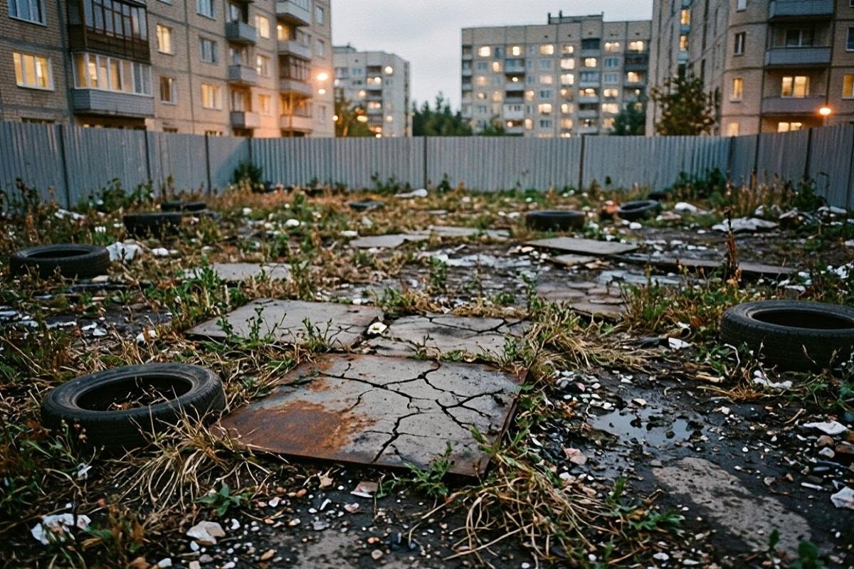 Пустырь на месте трагедии: сквер на Линейной вновь отложен на неопределенный срок