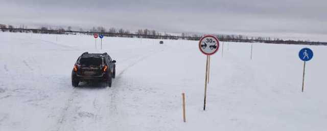 В Татарстане открыли первую в этом году ледовую переправу через Каму