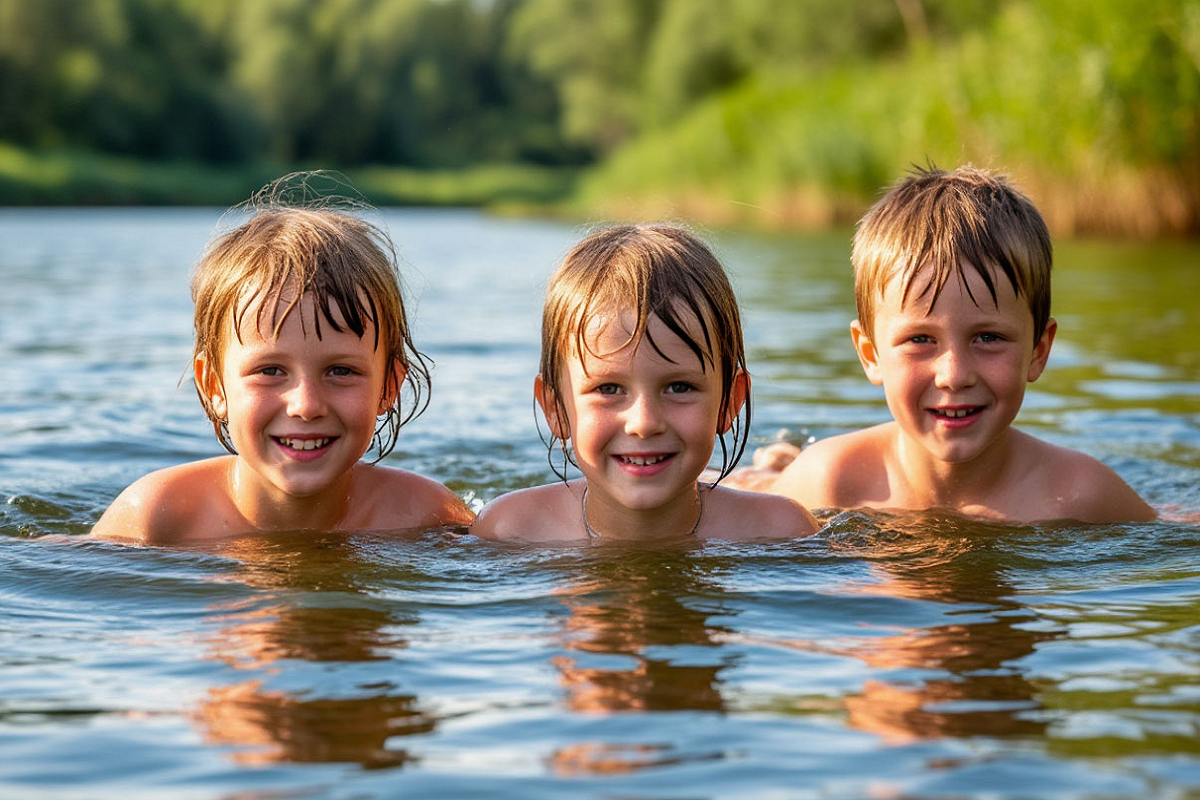 В Омской области вводят штраф за нахождение детей у водоема без присмотра