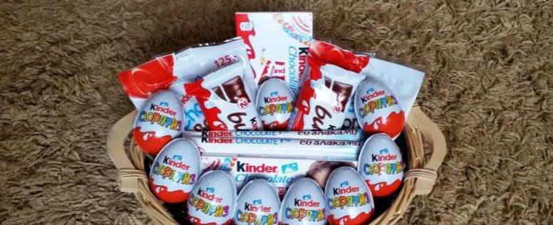 Роспотребнадзор: в России в продаже находится партия продукции Kinder с сальмонеллой