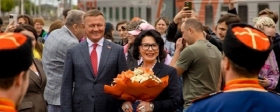 В Курск с благотворительным концертом прибыла артистка Надежда Бабкина