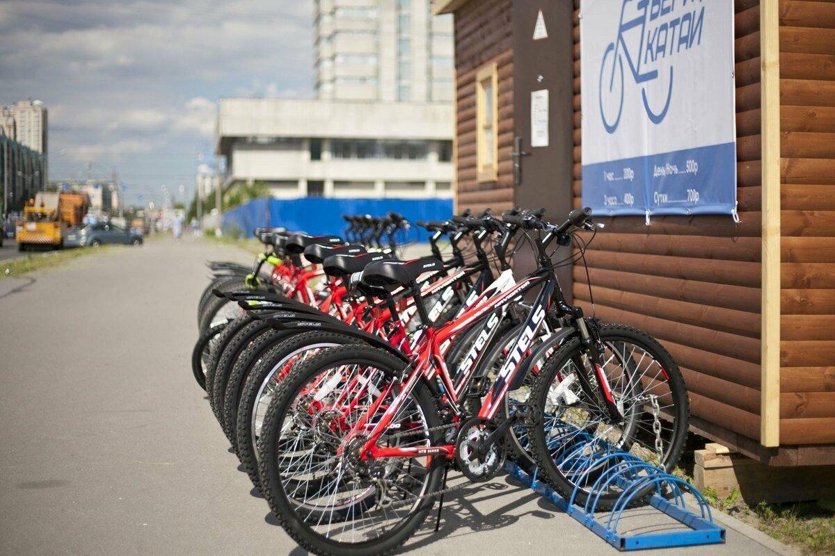 В Луганске в парке имени Горького появилась первая станция велопроката