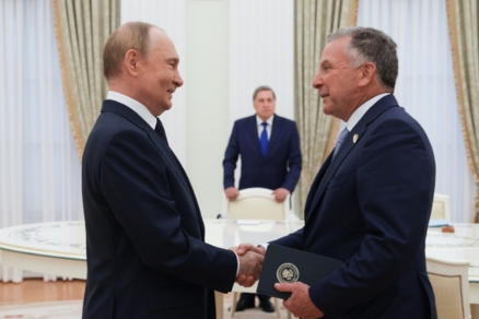 Vladimir Putin meets with Donald Trump's special envoy in the Kremlin