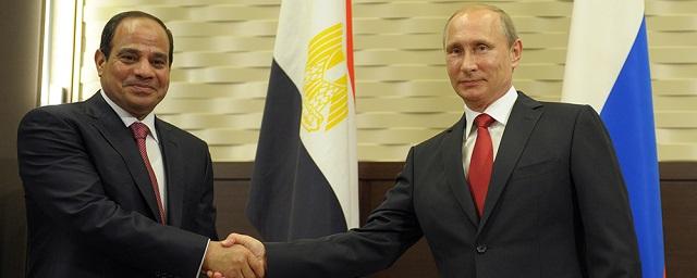 Путин указал подписать договор о стратегическом партнерстве с Египтом