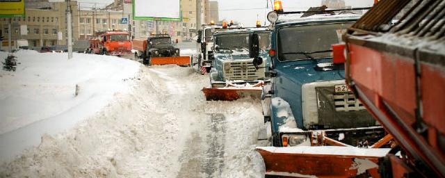 За выходные с новосибирских улиц вывезли более 50 тысяч кубометров снега