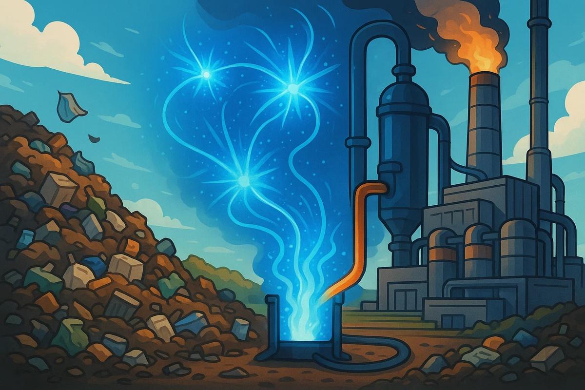 Мусор в энергию: как плазма изменит мир и решит проблему свалок