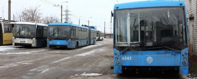 В Рязани временно изменили маршруты троллейбусов