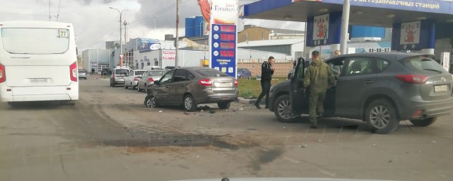 Видео: В Рязани произошло ДТП с участием четырех машин