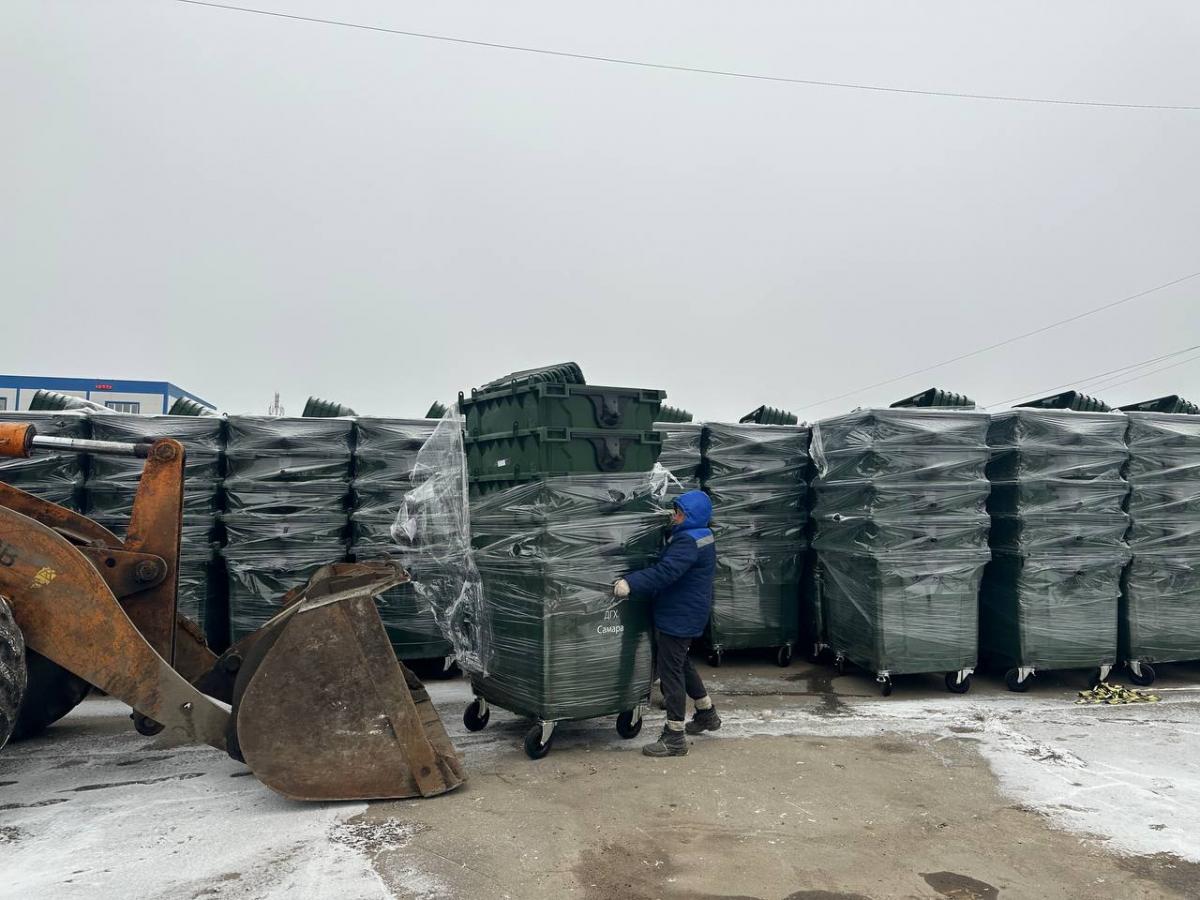 В Самаре установят почти 4 тысячи новых контейнеров для ТКО до конца года