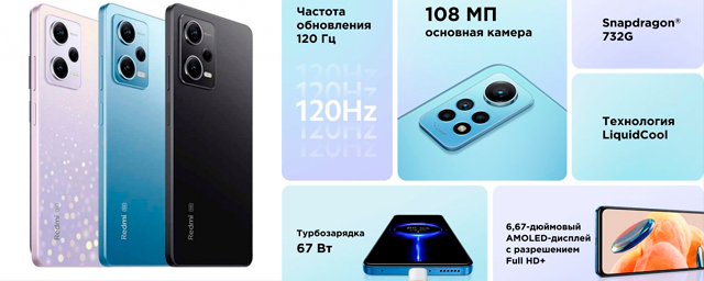 В России официально вышел в продажу смартфон Redmi Note 12 Pro за 29,9 тысячи рублей