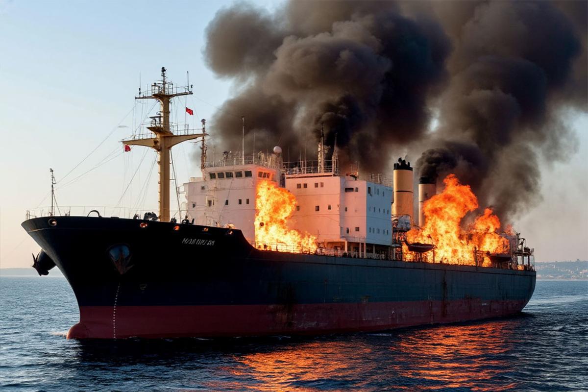 У берегов Турции загорелся второй танкер