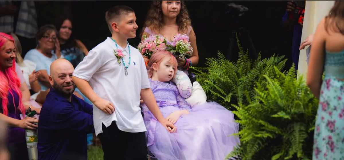В Северной Каролине родители 10-летней девочки с лейкемией перед смертью организовали ее свадьбу