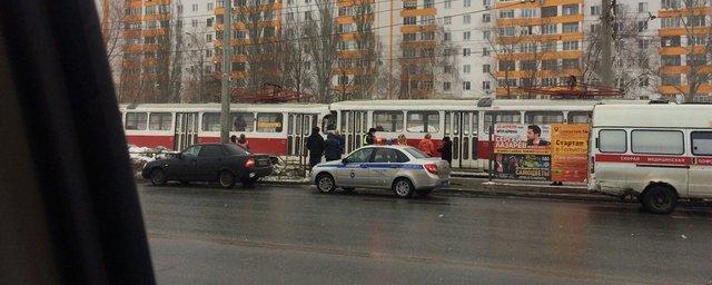 В Самаре на Демократической столкнулись два трамвая