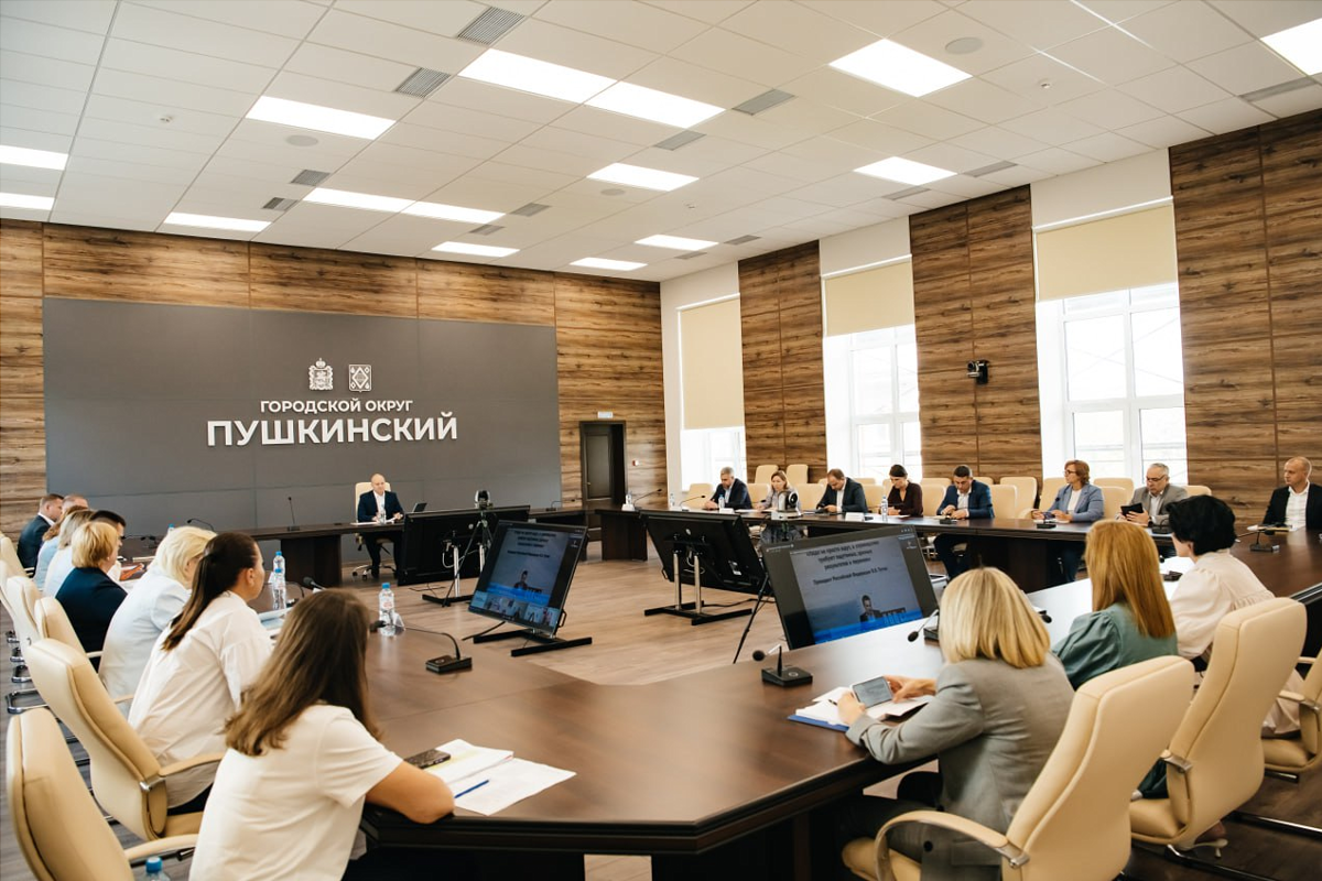 В администрации г.о. Пушкинский обсудили подготовку к учебному году