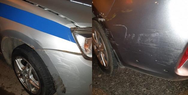Видео: В Петербурге пассажирка такси попала в полицейскую погоню со стрельбой