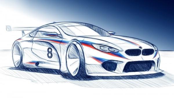 BMW опубликовала тизер гоночного купе M8 GTE‍