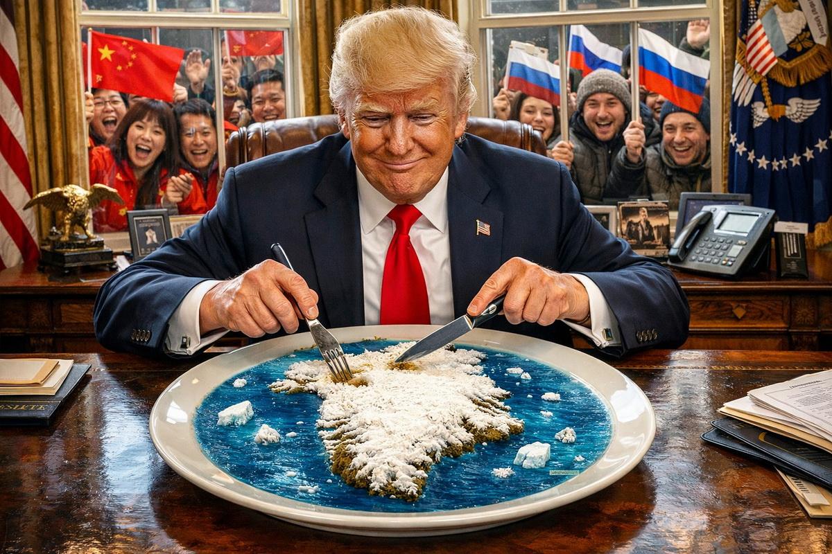 «Галльский петух прокукарекал». Трамп открыто угрожает Гренландии. Что об этом думают в России?