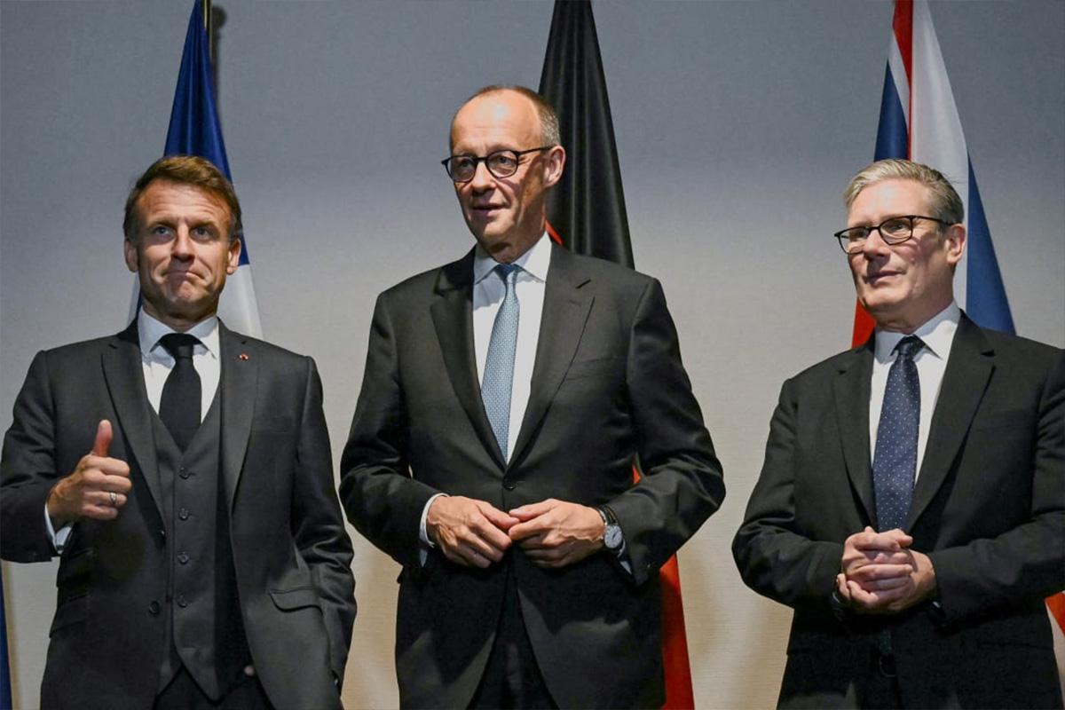 Лидеры Британии, Франции и Германии обсудили Украину