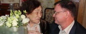 100-летний юбилей отметила старейший врач Красноярского края Ирина Тарских