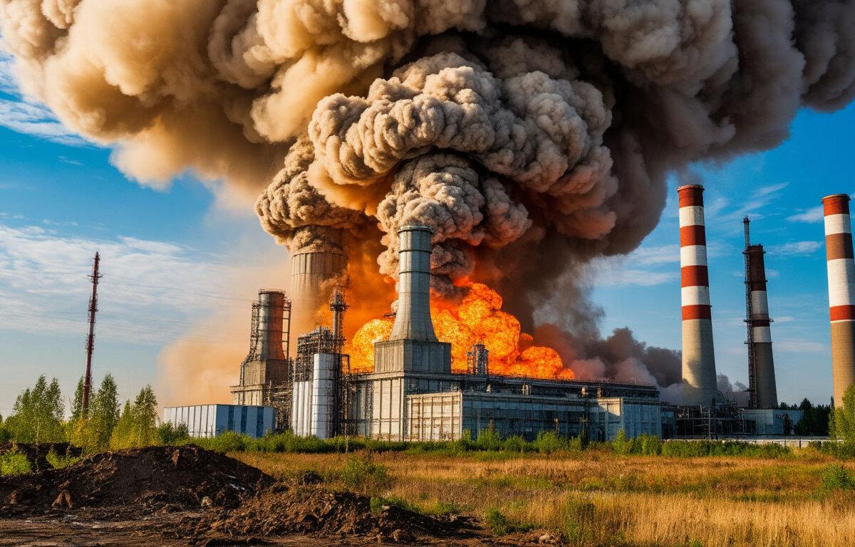 Воробьев: Шатурская ГРЭС атакована ВСУ, после падения БПЛА начался пожар