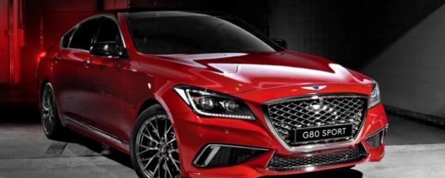 Седан Genesis G80 Sport вышел на рынок Южной Кореи