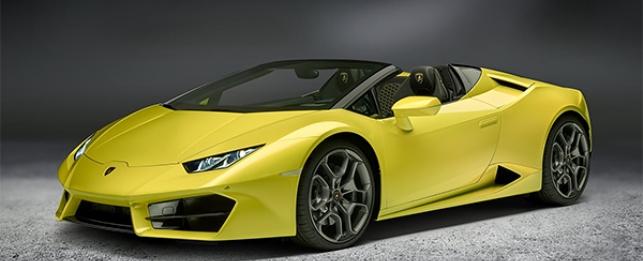 Lamborghini представила заднеприводный родстер Huracan Spyder