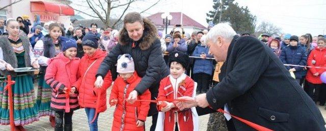 В станице Варениковской открыли новую площадь