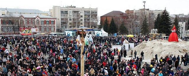 В Самаре свыше 50 тысяч человек посетили масленичные народные гуляния