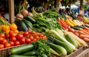 Губернатор Илья Середюк поговорил с продавцами и купил продуктов на ярмарке в Кемерове