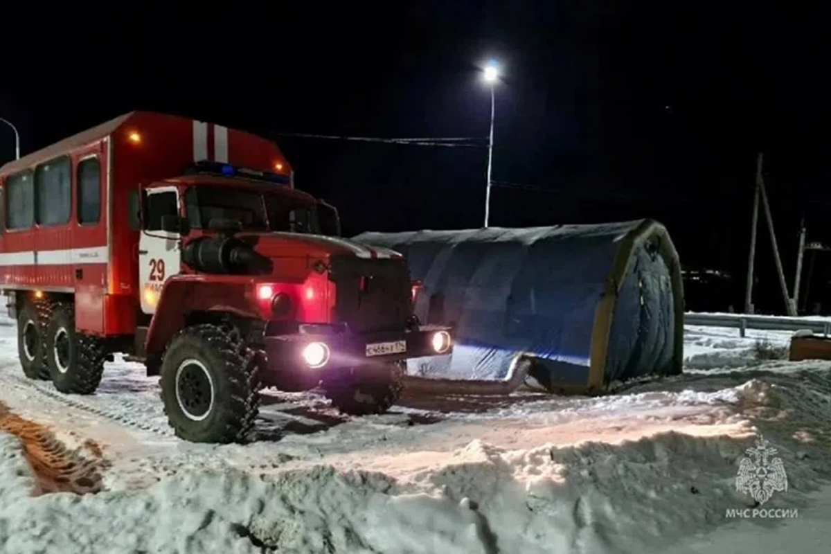 Шесть мобильных пунктов обогрева заработают на федеральных трассах Челябинской области из-за аномальных холодов