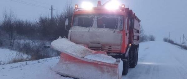 Дорожников Курской области перевели на усиленный режим работы из-за снегопада