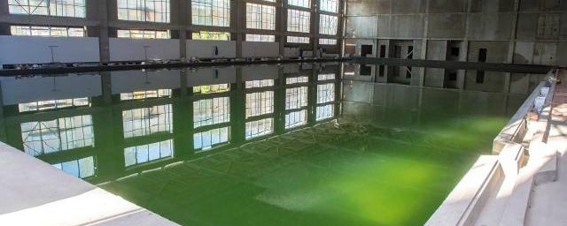 В бассейне калужского дворца спорта начались испытания водой