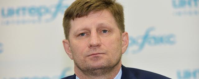 Следствие просит об аресте губернатора Хабаровского края Фургала