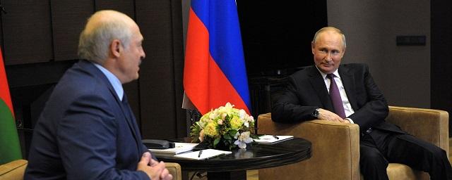 Лукашенко и Путин обсуждали вопрос открытия авиарейсов из Белоруссии в Крым