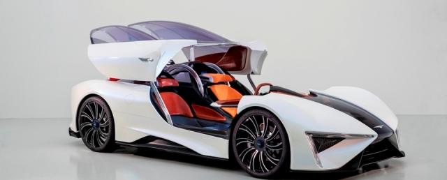 Techrules представила в Женеве гибридный суперкар с шестью моторами