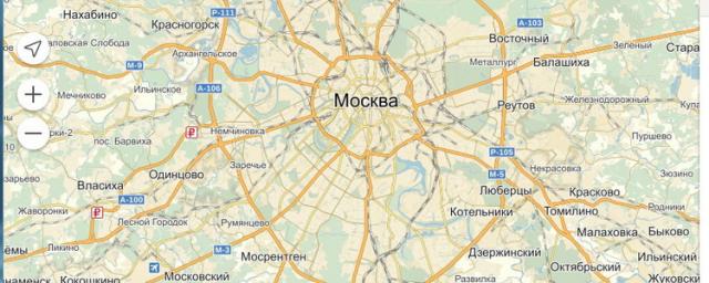 Карта москвы с панорамой