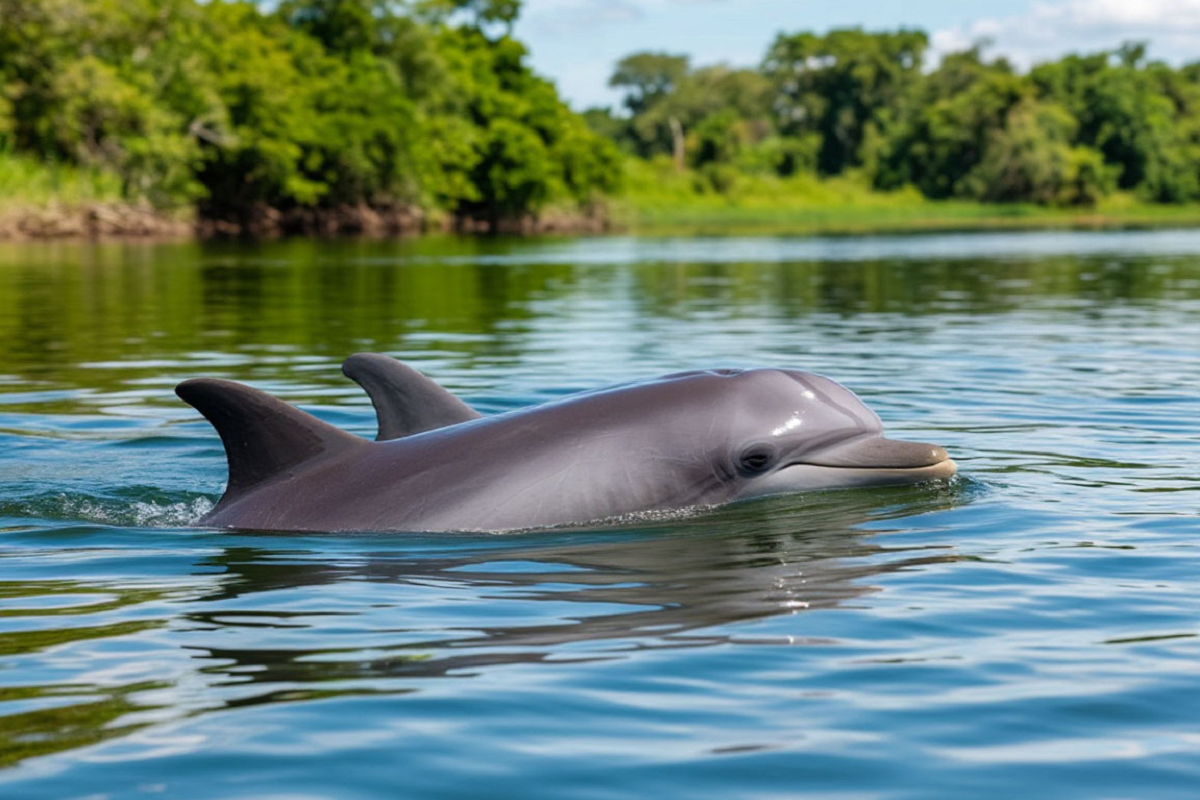 Жара убила десятки речных дельфинов в Амазонке