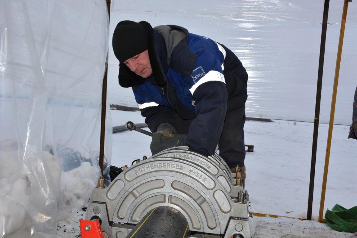 В деревне Ятманово Медведевского района начато строительство газовых сетей