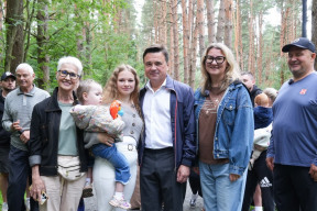 Андрей Воробьев: В лесопарке «Массовка» в Дедовске создадим современную инфраструктуру для отдыха и занятий спортом всей семьей