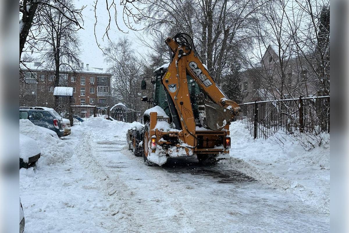 Глава г.о. Котельники Михаил Соболев: Продолжаем работать над ликвидацией последствий снегопада в усиленном режиме